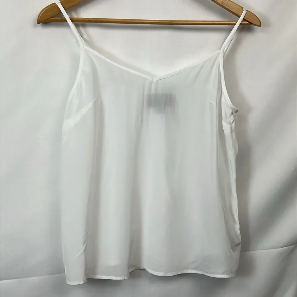 J. Crew Collection White Chemise slip vneck NWOT size 00